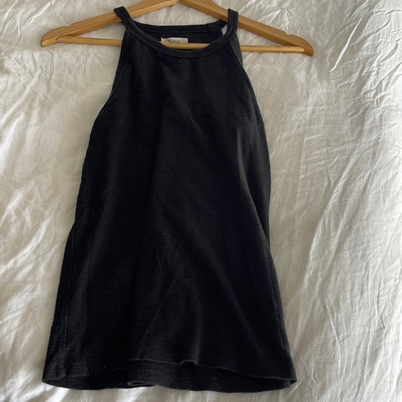 Madwell heathered high neck black tank - Picture 1 of 1